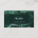 Recherche de marbre vert cartes visite Maquillage