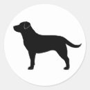 Recherche de silhouette labrador autocollants Chien