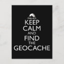 Recherche de geocache cartes postales Géocaching