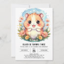 Recherche de hamster invitations Aquarelle