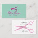 Recherche de ciseaux coiffeur cartes visite Barbier