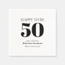 Recherche de 50 ans serviettes Fête surprise