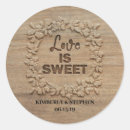 Suche nach liebe ist süße aufkleber Rustikal