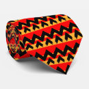 Recherche de zigzag noir rouge cravates Rétro