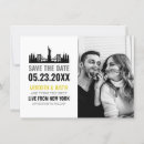 Recherche de new york skyline invitations Noir et blanc