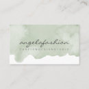 Recherche de vert bleu cartes visite Aquarelle