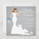 Recherche de douche nuptiale à la mode invitations Bride