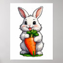 Recherche de carotte mignonne posters Lapin