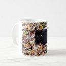 Recherche de blanche de chat tasses Noir