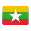 Recherche de la birmanie magnets Drapeau du myanmar