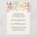 Recherche de automne mariage invitations Feuille