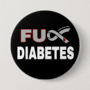 Recherche de diabète badges Sensibilisation