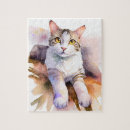 Recherche de chatte puzzles Tabby