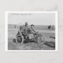 Recherche de moto et sidecar cartes postales Avec