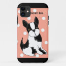 Recherche de terrier de boston iphone coques Dessin animé