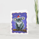 Recherche de koala noël cartes postales Vert
