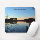 Recherche de mousepad de réflexion électronique Coucher de soleil