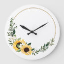 Recherche de grand tournesol horloges Pour elle