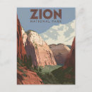 Recherche de parc national zion cartes postales Vintage