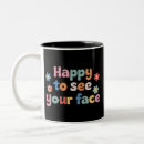 Recherche de visages heureux tasses Retour à l'école