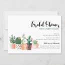 Recherche de desert bridal shower invitations Succulent