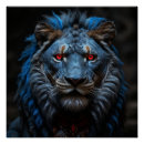 Suche nach roter löwe poster Blau