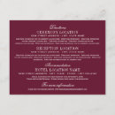 Recherche de rouge grenat cartes invitations Élégant