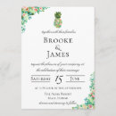 Recherche de tropical île mariage invitations Aquarelle