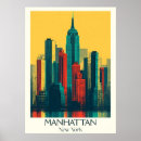Suche nach manhattan skyline poster Reiseplakat