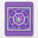 Recherche de mandala coloré tapis souris Brillant