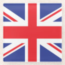 Recherche de drapeau britannique dessous de verres Bleu