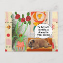 Suche nach vintager hund postkarten Spaß