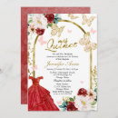 Recherche de papillon rouge invitations Floral