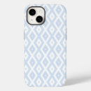 Recherche de motif bleu de diamant iphone coques Zigzag