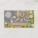 Recherche de paisley floral cartes visite Fleurs