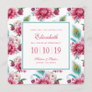 Recherche de beau paon invitations Aquarelle