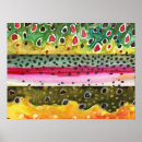 Suche nach forellen poster Fische