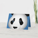 Recherche de panda géant vœux cartes Mignonne