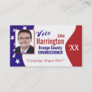 Recherche de campagne cartes visite Vote