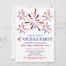 Suche nach feuerwerk party einladungen Rot weiß und blau