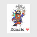 Recherche de bateau pirate autocollants Jolly roger