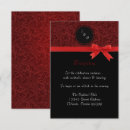 Recherche de damassé rouge invitations Noir