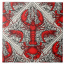 Recherche de homard rouge carreaux Crabe