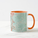 Recherche de arrière plan turquoise tasses Floral