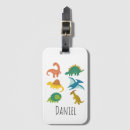 Recherche de dinosaure bagages étiquettes Nom