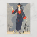 Recherche de vintage fashion cartes postales Illustration