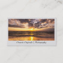 Suche nach sonnenaufgang in meer visitenkarten Wasser