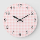 Recherche de blanc et rose horloges Carrés