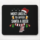 Suche nach bier spaß mousepads Santa