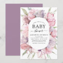 Recherche de violet baby shower invitations Être mère